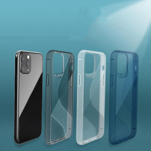 Гъвкав силиконов гръб S-case - Huawei P smart 2020 син - Img 6
