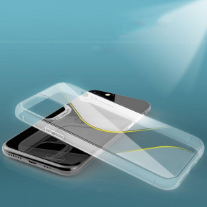 Гъвкав силиконов гръб S-case - Huawei P40 lite E черен - Img 7
