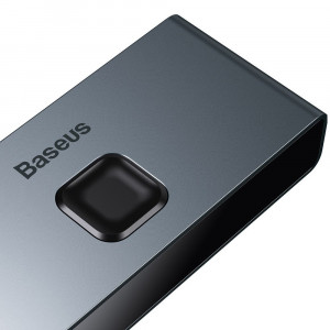 Двупосочен суич BASEUS HDMI към 2x HDMI 4K / 30 Hz (CAHUB-BC0G) сив - Img 6