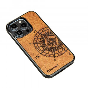 Дървен гръб BEWOOD Traveler Merbau - iPhone 15 Pro кафяв - Img 2