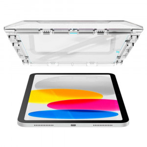 Закален стъклен протектор с инструмент за поставяне SPIGEN Glas Tr Ez Fit - iPad 10.9" 2022 прозрачен - Img 5