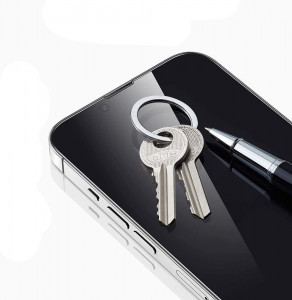 Закален стъклен протектор ESR Screen Shield с инструмент за поставяне - iPhone 13 / 13 Pro / 14 CLEAR - Img 5