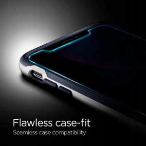 Закален стъклен протектор SPIGEN Align Master TR с филтър за поверителност и инструмент за поставяне - iPhone 11 / XR - Img 8
