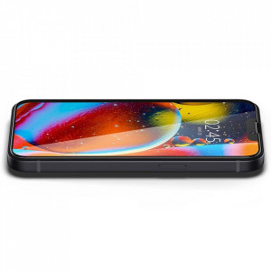 Закален стъклен протектор SPIGEN TR Slim FC - iPhone 13 Pro Max / 14 Plus с черна рамка - Img 4
