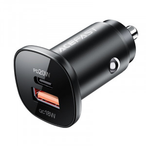 Зарядно за кола ACEFAST 38W USB Type A / 2x USB Type C PPS PD QC 3.0 AFC FCP (B1) черно - Img 1