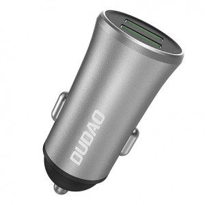 Зарядно за кола DUDAO 3.4A 2x USB Type A (R6S) сребристо - Img 1
