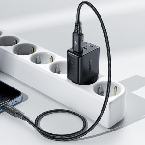 Зарядно за стена ACEFAST 18W 2x USB Type A QC3.0 AFC FCP (A33) бяло - Img 3