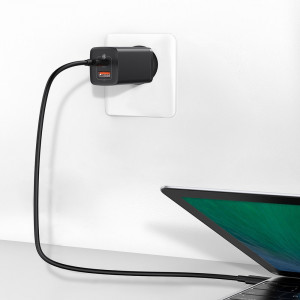 Зарядно за стена BASEUS GaN2 Lite 65W USB Type A / USB Type C PD QC3.0 (CCGAN2L-B01) черно - Img 11