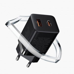 Зарядно за стена BASEUS Super Pro 30W USB Type A / USB Type C PD QC (CCSUPP-E01) черно - Img 17