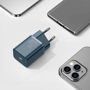 Зарядно за стена BASEUS Super Si 1C 20W USB Type C PD (CCSUP-B03) синьо - Img 10
