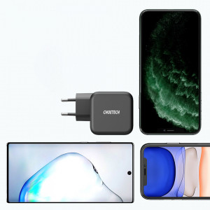 Зарядно за стена CHOETECH GaN 61W USB Type C PD (Q6006) черен - Img 8