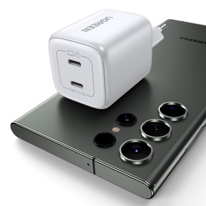 Зарядно за стена UGREEN GaN 45W 2x USB Type C PD QC (CD294) бяло - Img 10