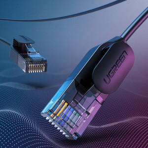 Интернет кабел UGREEN RJ45 cat.6A UTP 1000Mb/s 1m черен (70332) - Img 3