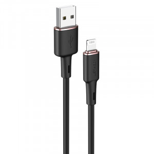 Кабел за зареждане и данни ACEFAST MFi USB Type A към Lightning 1.2m 2.4A черен (C2-02 черен) - Img 1