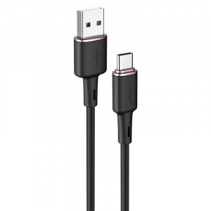 Кабел за зареждане и данни ACEFAST USB Type A към USB Type C 3A 1.2m (C2-04) черен - Img 1