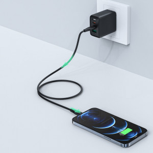 Кабел за зареждане и данни ACEFAST USB Type C към Lightning MFi 30W 3A 1.2m (C3-01) бял - Img 10