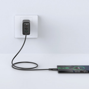 Кабел за зареждане и данни ACEFAST USB Type C към USB Type C 1.2m 60W (20V / 3A) бял (C3-03 бял) - Img 4