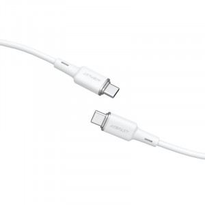 Кабел за зареждане и данни ACEFAST USB Type C към USB Type C 60W 20V 3A 1.2m (C2-03) бял - Img 2