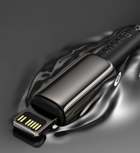 Кабел за зареждане и данни BASEUS USB Type C към Lightning с бързо зареждане Power Delivery 20 W 2m черен (CATLWJ-A01) - Img 13