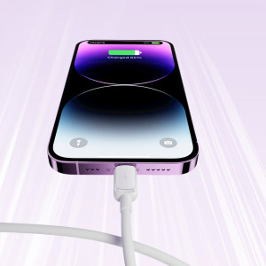 Кабел за зареждане и данни JOYROOM USB Type A към Lightning 1.2m S-AL012A14 бял - Img 11