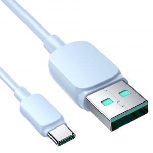 Кабел за зареждане и данни JOYROOM USB Type A към USB Type C 3A 1.2m S-AC027A14 син - Img 3