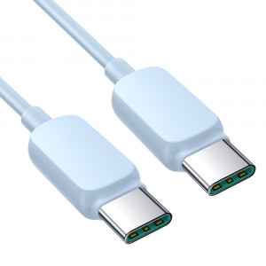 Кабел за зареждане и данни JOYROOM USB Type C към USB Type C 100W 1.2m S-CC100A14 син - Img 4