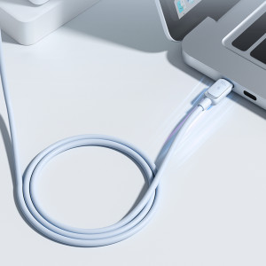 Кабел за зареждане и данни JOYROOM USB Type C към USB Type C 100W 1.2m S-CC100A14 син - Img 14
