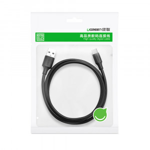 Кабел за зареждане и данни UGREEN USB Type A към USB Type C с бързо зареждане 3.0 3A 0.25m черен (US287 60114) - Img 5