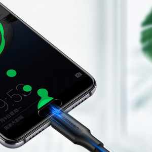 Кабел за зареждане и данни UGREEN USB Type A към USB Type C с бързо зареждане 3.0 3A 0.25m черен (US287 60114) - Img 15