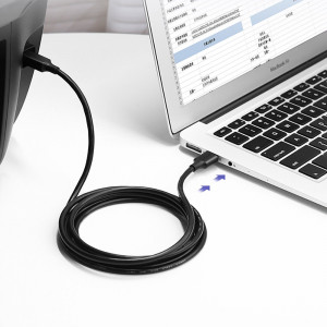 Кабел за принтер UGREEN USB Type B към USB Type A 480Mb/s 2m черен (US135 20847) - Img 3