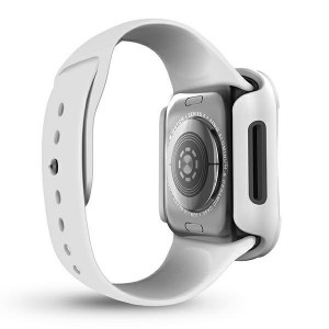 Калъф за корпус със стъклен протектор UNIQ Torres - Apple Watch 40mm SE / 40mm Series 6 / 40mm Series 5 / 40mm Series 4 case. / dove бял - Img 5