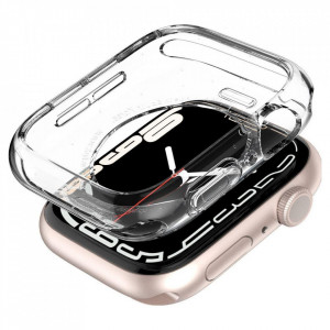 Калъф за корпус SPIGEN Liquid Crystal - Apple Watch 41mm Series 7 / 40mm SE / 40mm Series 6 / 40mm Series 5 / 40mm Series 4 кристален - Img 8