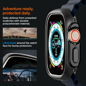 Калъф за корпус SPIGEN Thin Fit - Apple Watch Ultra 49mm / Ultra 2 49mm черен - Img 14