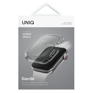 Калъф за корпус UNIQ Garde - Apple Watch 45mm Series 8 / 45mm Series 7 прозрачен - Img 6