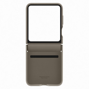 Калъф тип книга от еко кожа Eco - Samsung Galaxy Z Flip5 кафяв - Img 4