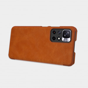 Калъф тип книга от еко кожа NILLKIN Qin - Xiaomi Poco M4 Pro 5G / Redmi Note 11S 5G / 11T 5G черен - Img 12