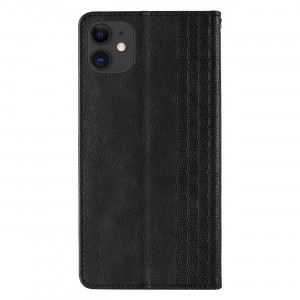 Калъф тип книга с връзка Magnet Strap - iPhone 13 mini черен - Img 11