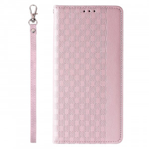 Калъф тип книга с връзка Magnet Strap - Samsung Galaxy S23+ розов - Img 5