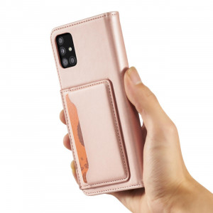 Калъф тип книга с външен джоб Magnet Card - Samsung Galaxy A04s / A13 5G розов - Img 14