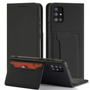 Калъф тип книга с външен джоб Magnet Card - Samsung Galaxy A13 5G черен - Img 3