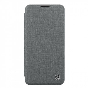 Калъф тип книга с подвижно покритие за камерата NILLKIN Qin Cloth Pro - iPhone 14 Plus сив - Img 2