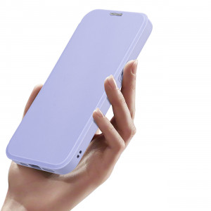 Калъф тип книга с прозрачен гръб DUX DUCIS Skin X Pro MagSafe - iPhone 15 Pro Max лилав - Img 6