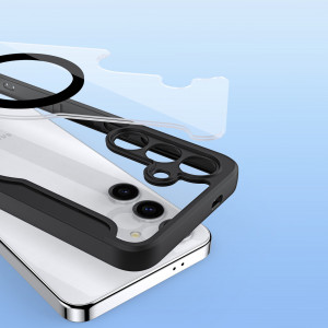 Калъф тип книга с прозрачен гръб DUX DUCIS Skin X Pro MagSafe - Samsung Galaxy S24+ черен - Img 10