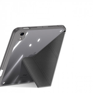 Калъф тип книга с функция стойка и Smart Sleep функция DUX DUCIS Magi с място за писалка - iPad mini 8.3" (6th gen 2021) сив - Img 7