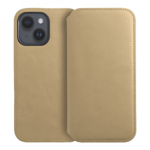 Калъф тип книга Dual Pocket - iPhone 15 Pro Max златист - Img 3