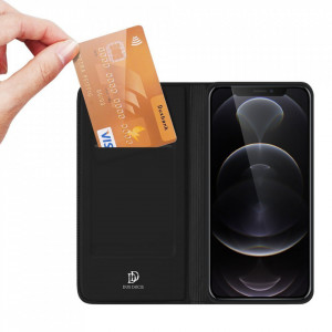 Калъф тип книга DUX DUCIS Skin Pro - iPhone 13 Pro черен - Img 2