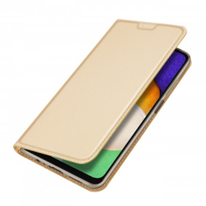 Калъф тип книга DUX DUCIS Skin Pro - Samsung Galaxy A14 5G златист - Img 4