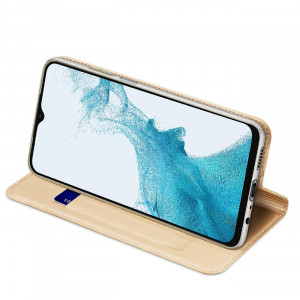 Калъф тип книга DUX DUCIS Skin Pro - Samsung Galaxy A23 / A23 5G златист - Img 8