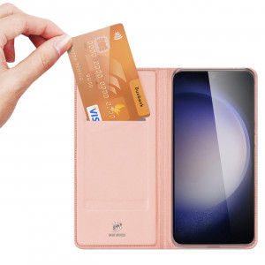 Калъф тип книга DUX DUCIS Skin Pro - Samsung Galaxy S23 FE розов - Img 2