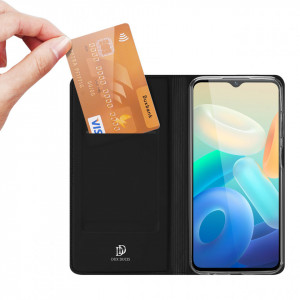 Калъф тип книга DUX DUCIS Skin Pro - Vivo Y16 / Y02s черен - Img 2